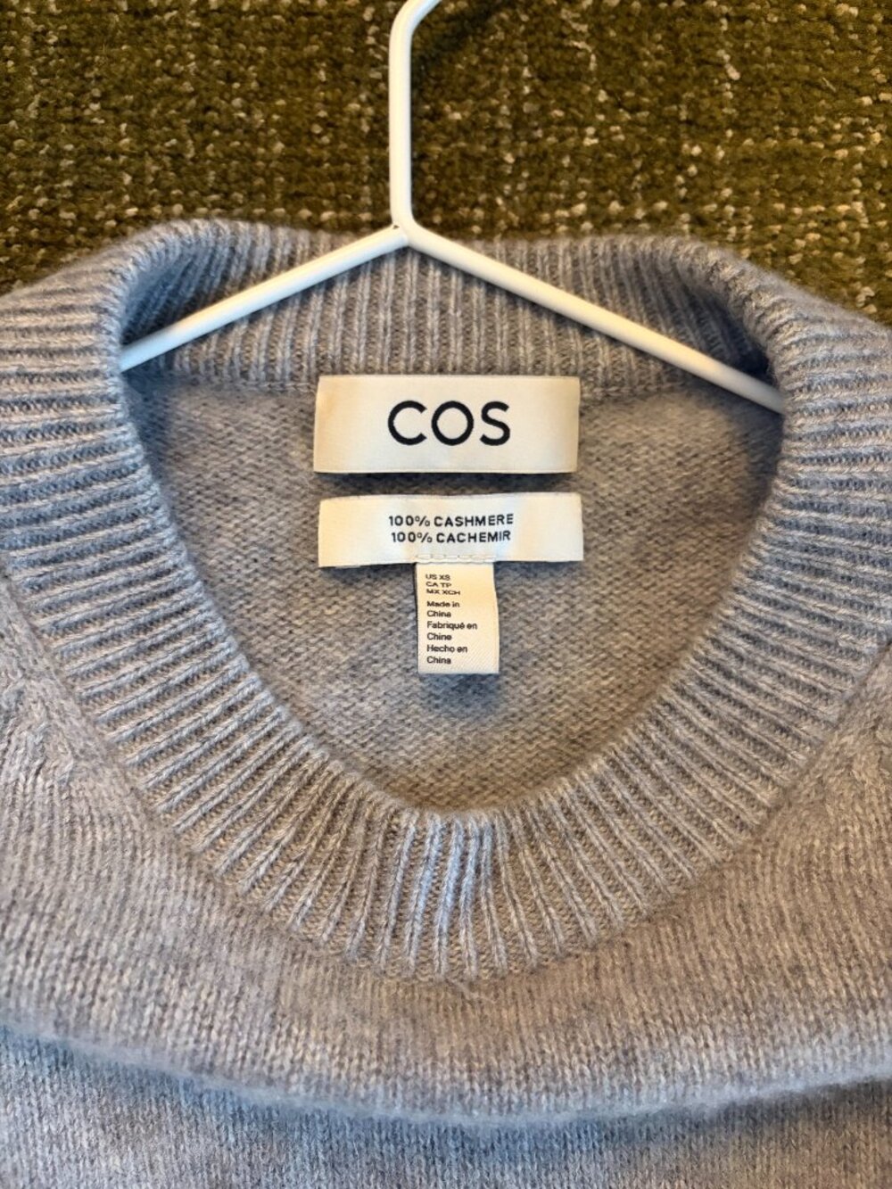 COS 100% Cashmere Crew Sweater